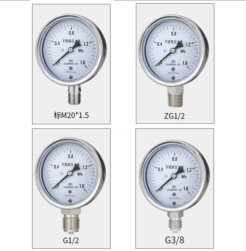 不锈钢压力表